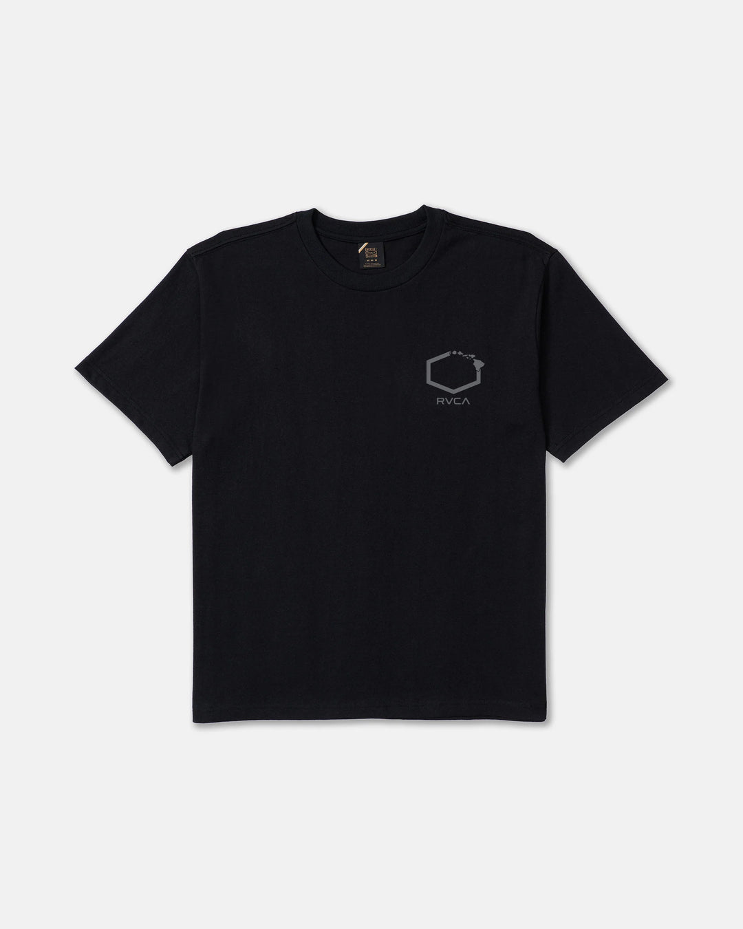 RVCA HAWAII HEX 3 TEE - BLACK