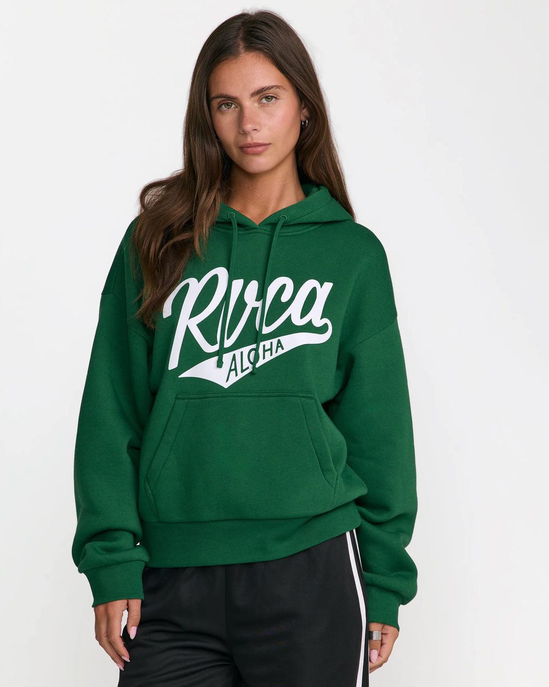 RVCA GAME DAY PULLOVER HOODIE -  EVERGREEN (EVG)