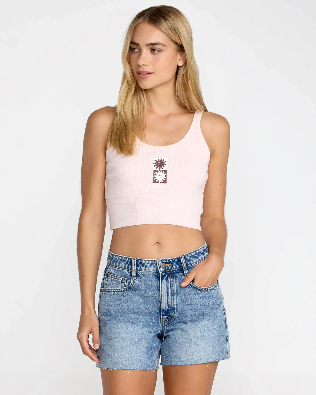 RVCA HORACE TANK - HAZEY PINK (HZP)