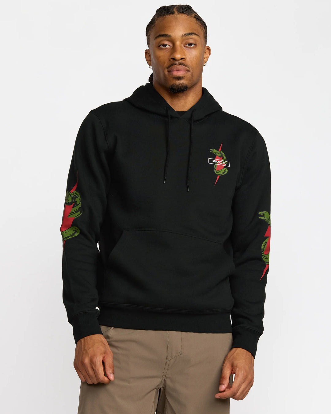 RVCA SHOCK SQUAD HOODIE - BLACK