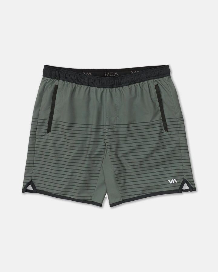 RVCA YOGGER STRETCH CONTRAST 17 SHORT - SAGE LEAF (SLE)