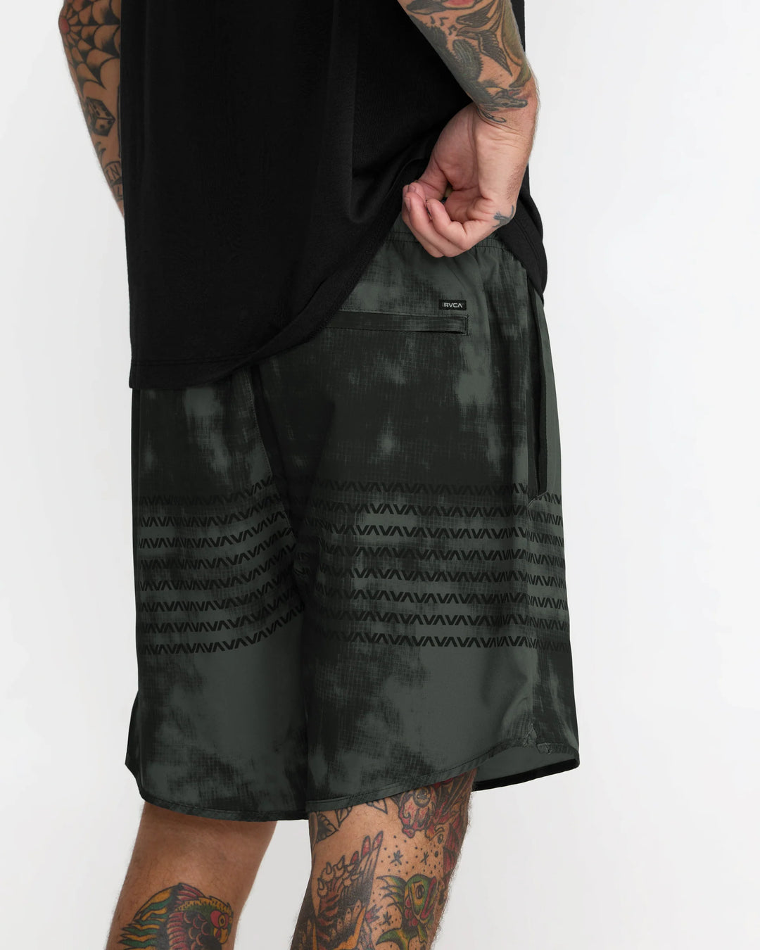 RVCA YOGGER STRETCH 17" SHORT - BALSAM GREEN (ABG)