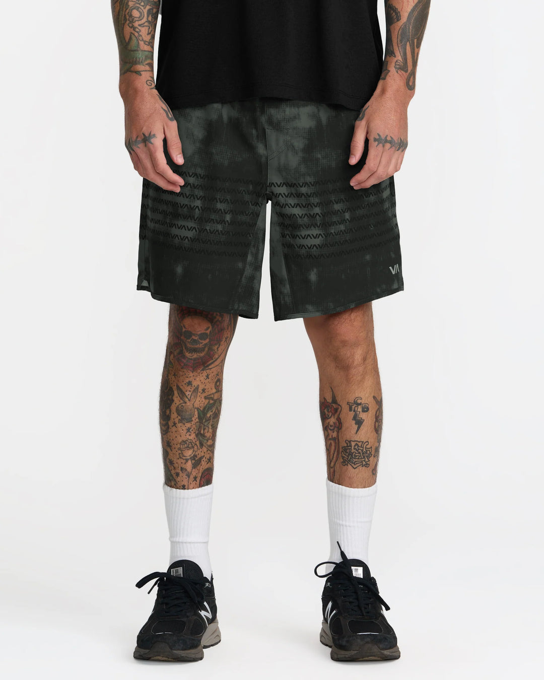 RVCA YOGGER STRETCH 17" SHORT - BALSAM GREEN (ABG)