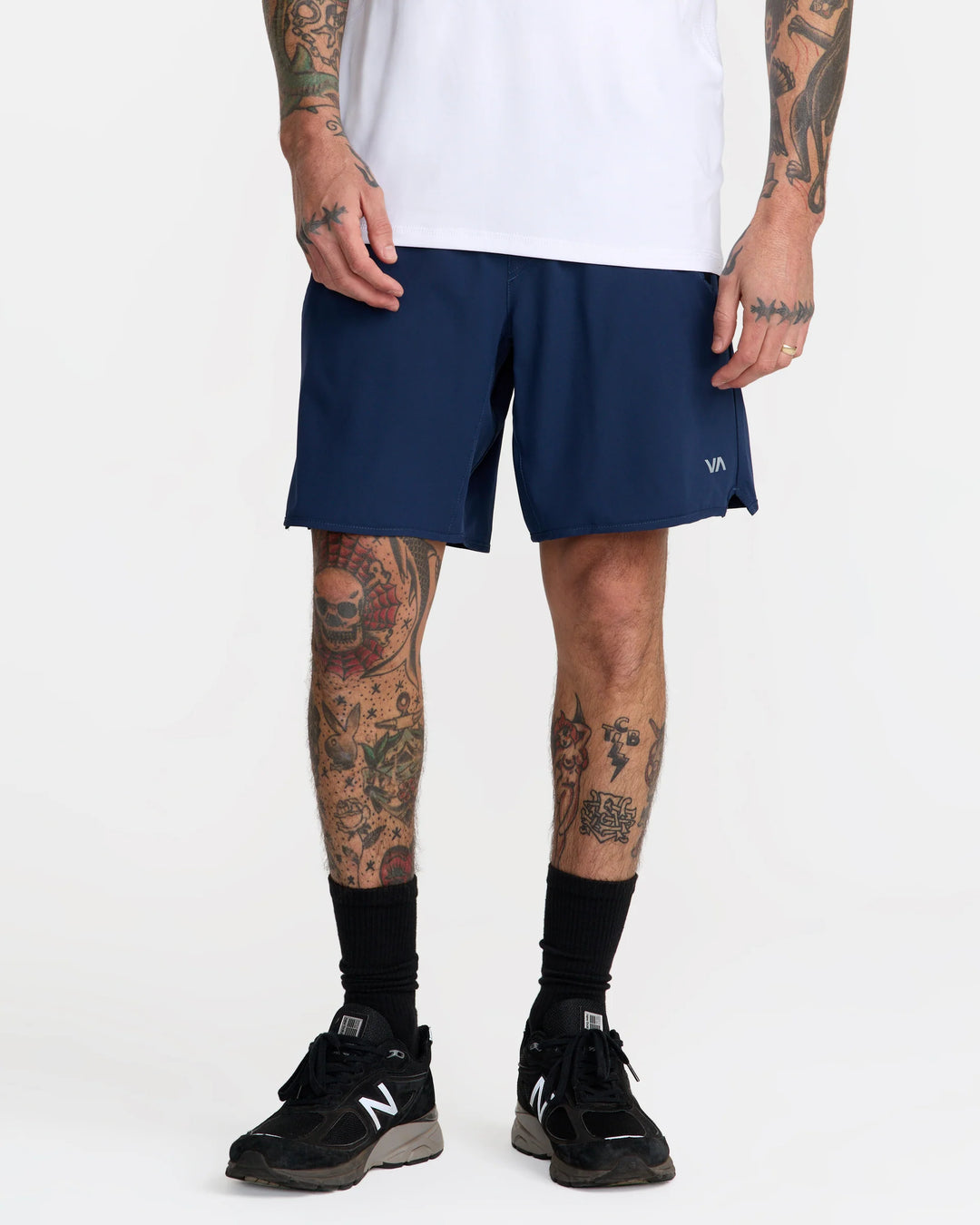 RVCA YOGGER STRETCH 17" SHORT - MIDNIGHT (MID)
