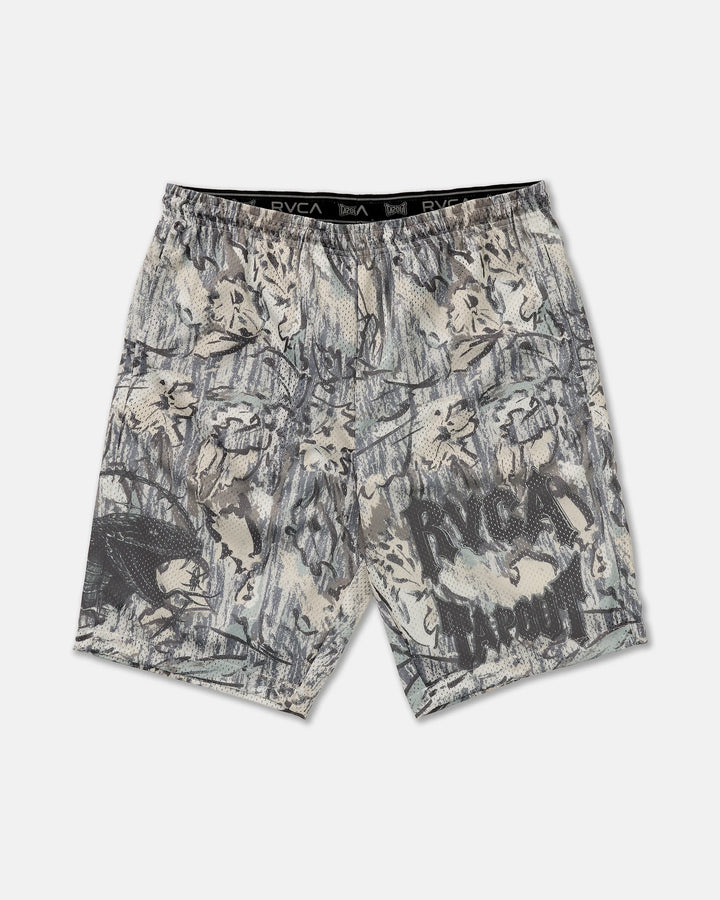 RVCA TAPOUT MESH 22" SHORT - CAMO