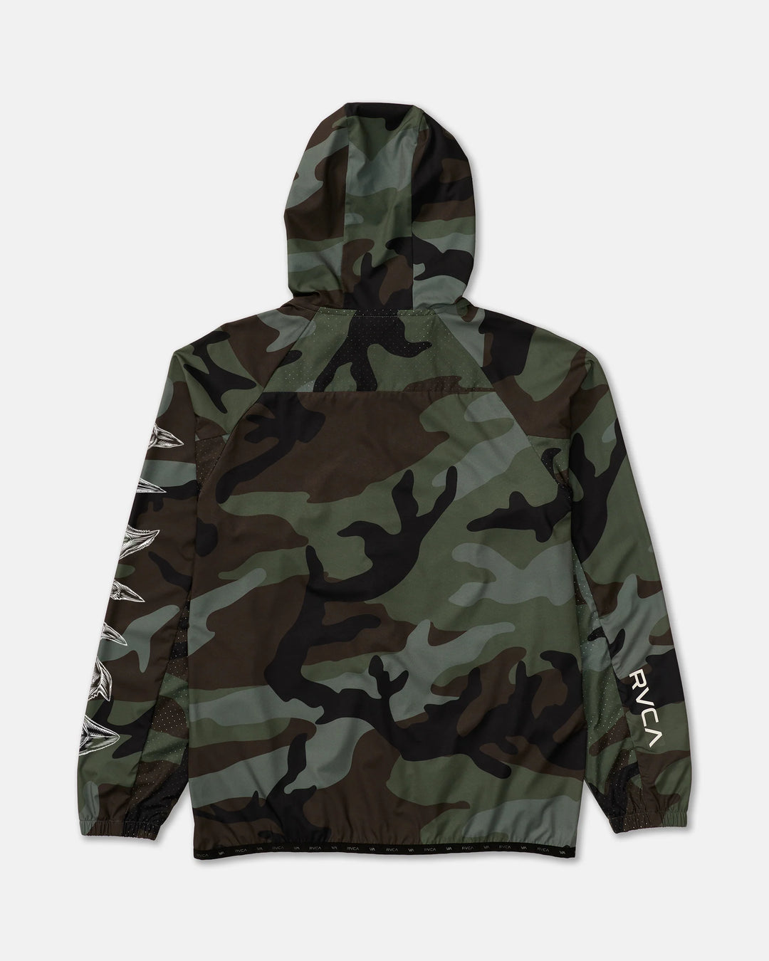 RVCA YOGGER JACKET HAWAII III - GREEN CAMO (GNR6)