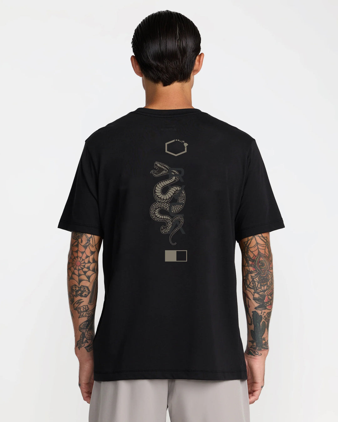 RVCA BARRON VENOM TEE - BLACK