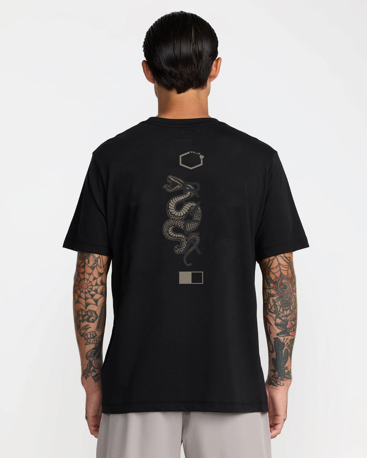 RVCA BARRON VENOM TEE - BLACK