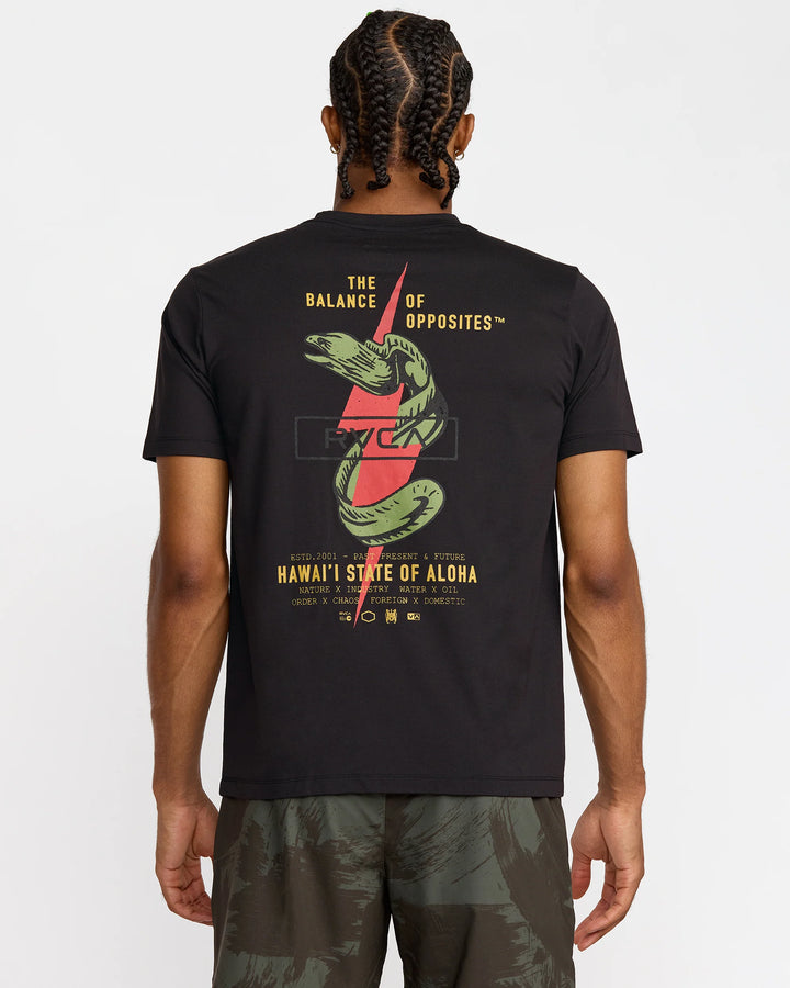 RVCA SHOCK SQUAD TEE - BLACK