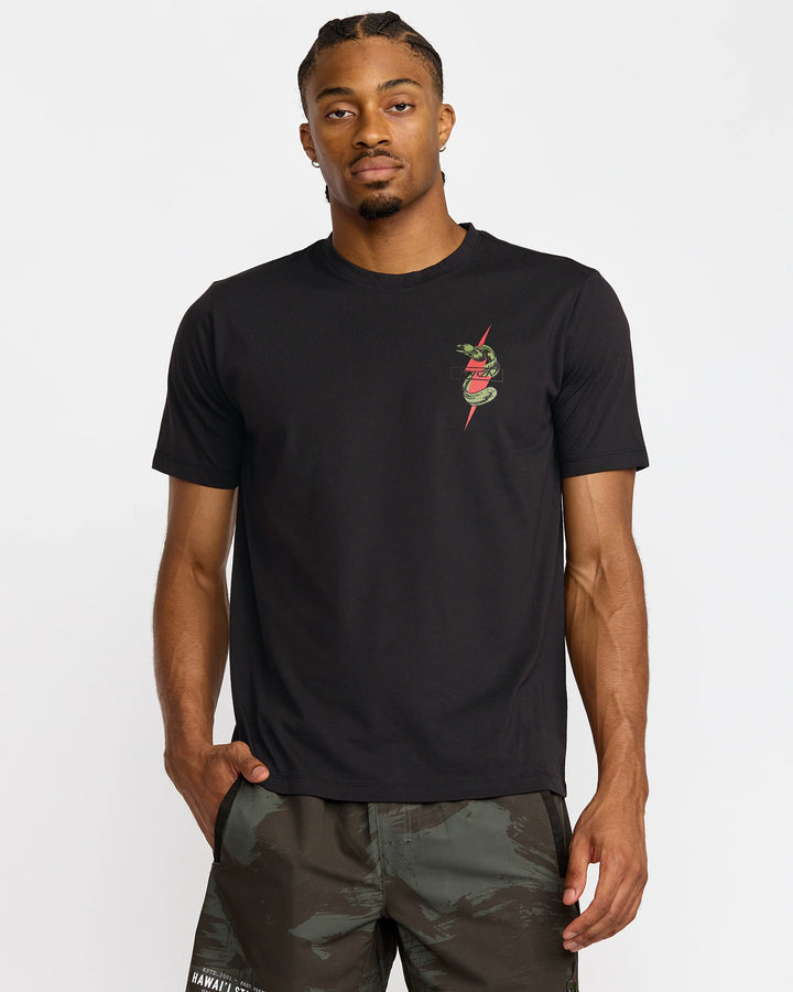 RVCA SHOCK SQUAD TEE - BLACK