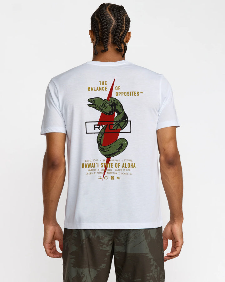 RVCA SHOCK SQUAD TEE - WHITE