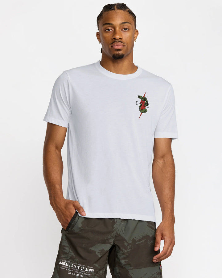 RVCA SHOCK SQUAD TEE - WHITE