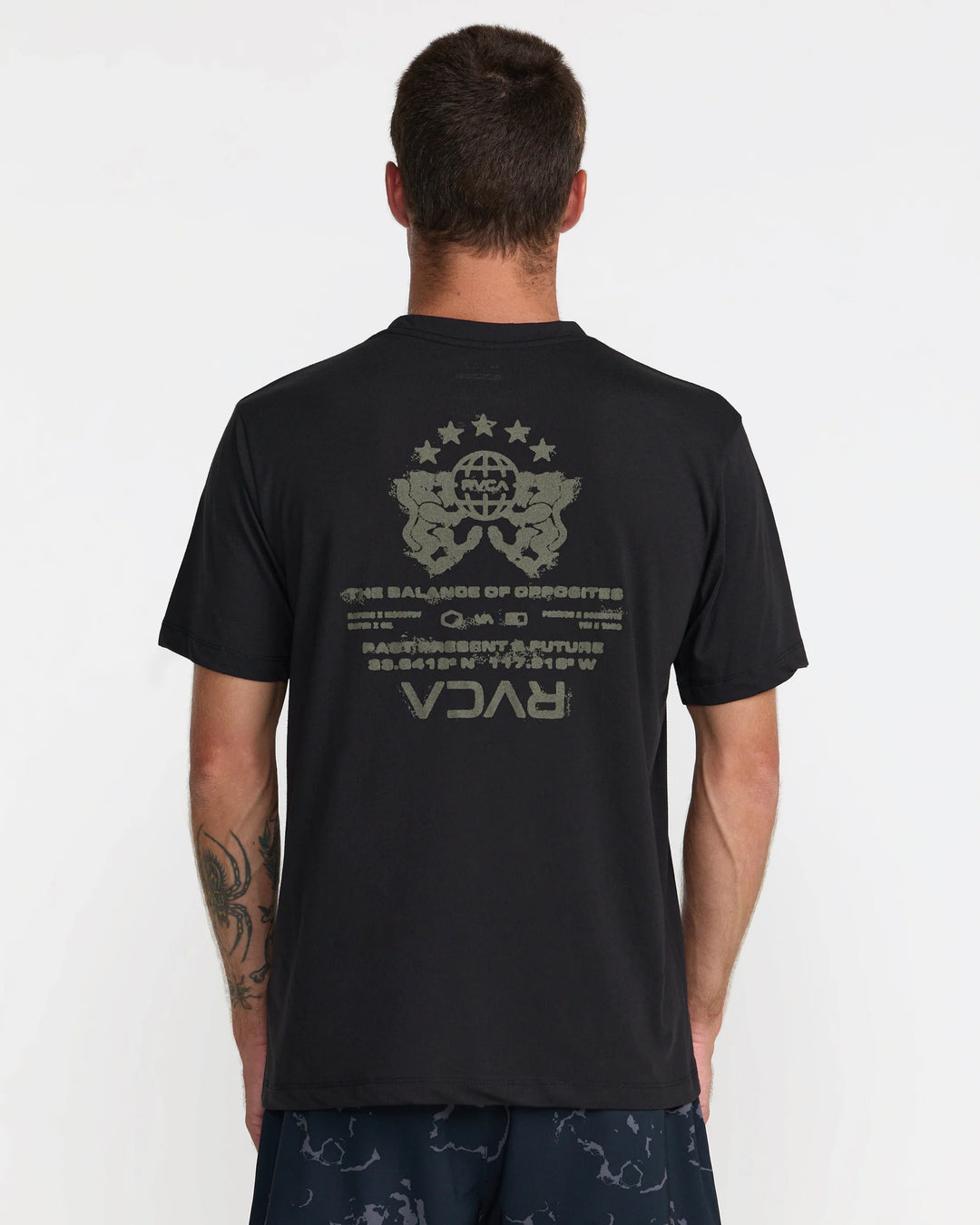 RVCA PRESSED TEE - BLACK
