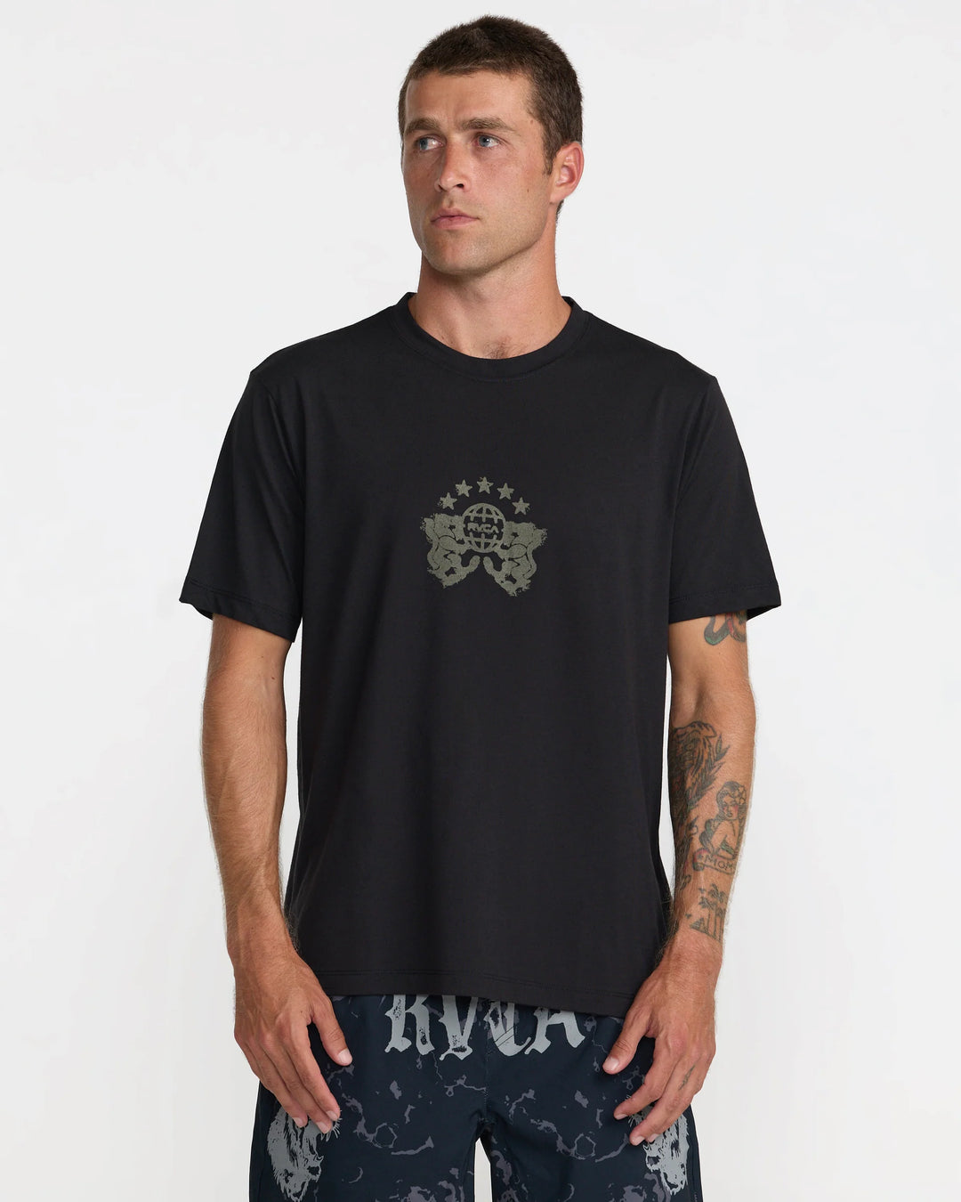 RVCA PRESSED TEE - BLACK