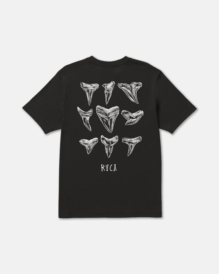 RVCA BEN HORTON HAWAII TEE - BLACK