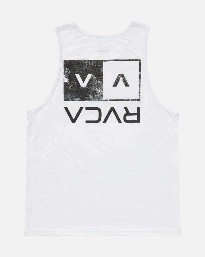 RVCA HAWAII ICON BAND TANK TOP - WHITE