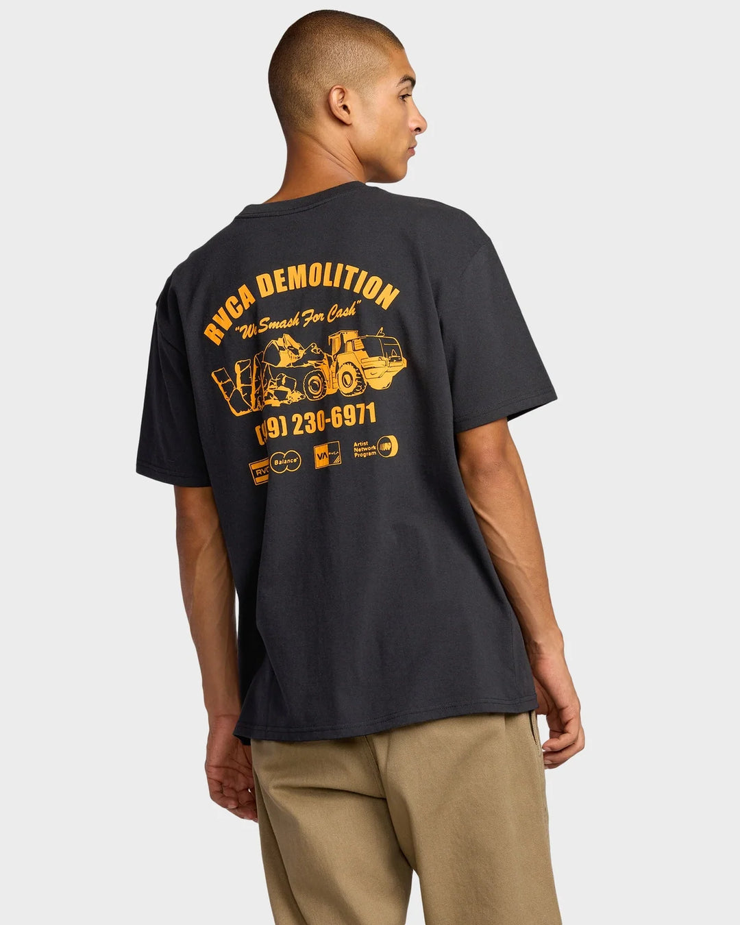 RVCA DEMO TEE - BLACK