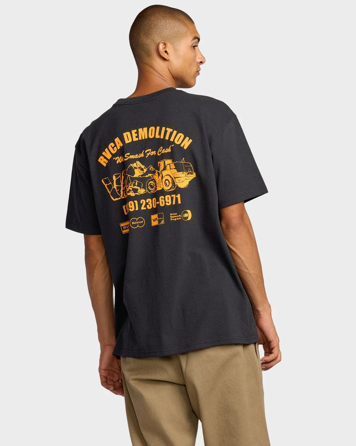 RVCA DEMO TEE - BLACK