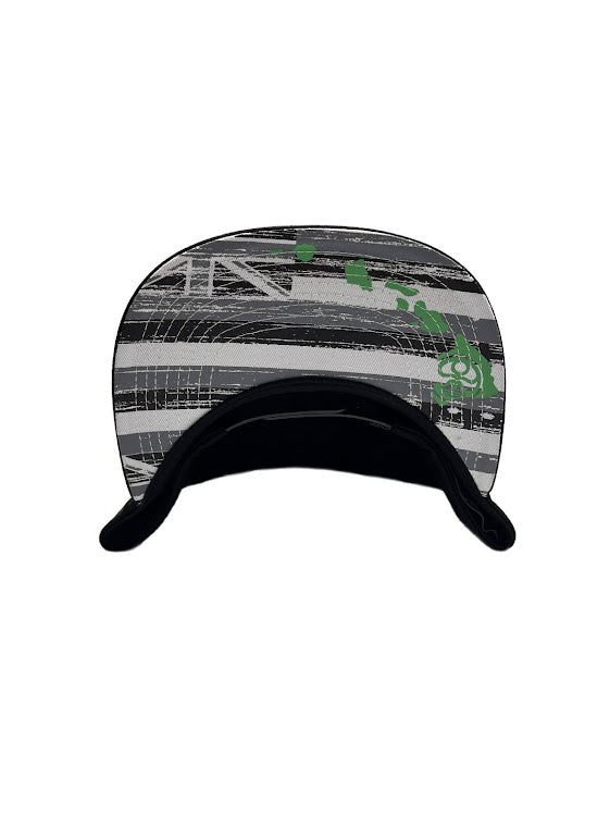 HIC HAWAII SCRIPT SNAPBACK HAT - BLACK