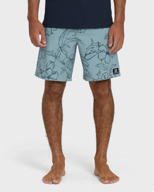 BILLABONG SUNDAYS HI AIRLITE BOARDSHORT - WASHED BLUE (WBL)