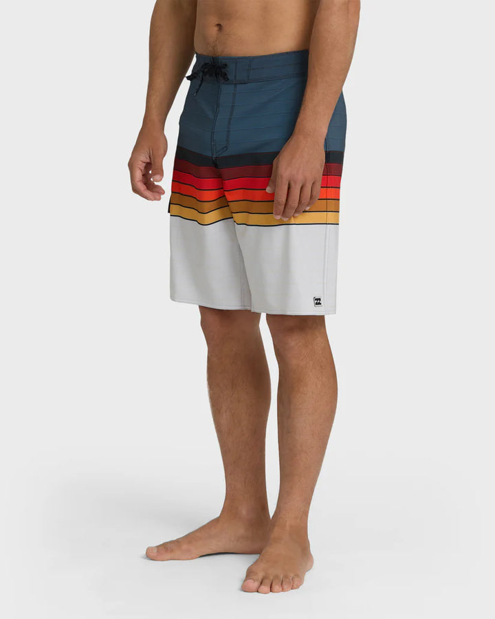 BILLABONG ALL DAY STRIPE PRO BOARDSHORT - SUNSET OCEAN (PY0)