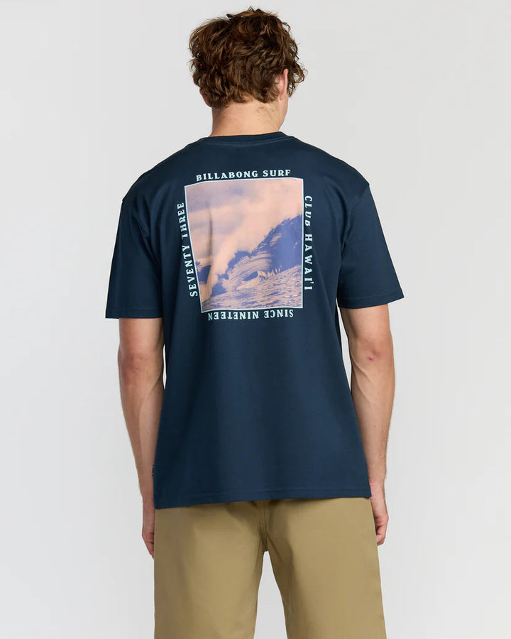 BILLABONG WAVE HI PREMIUM TEE - NAVY BLUE