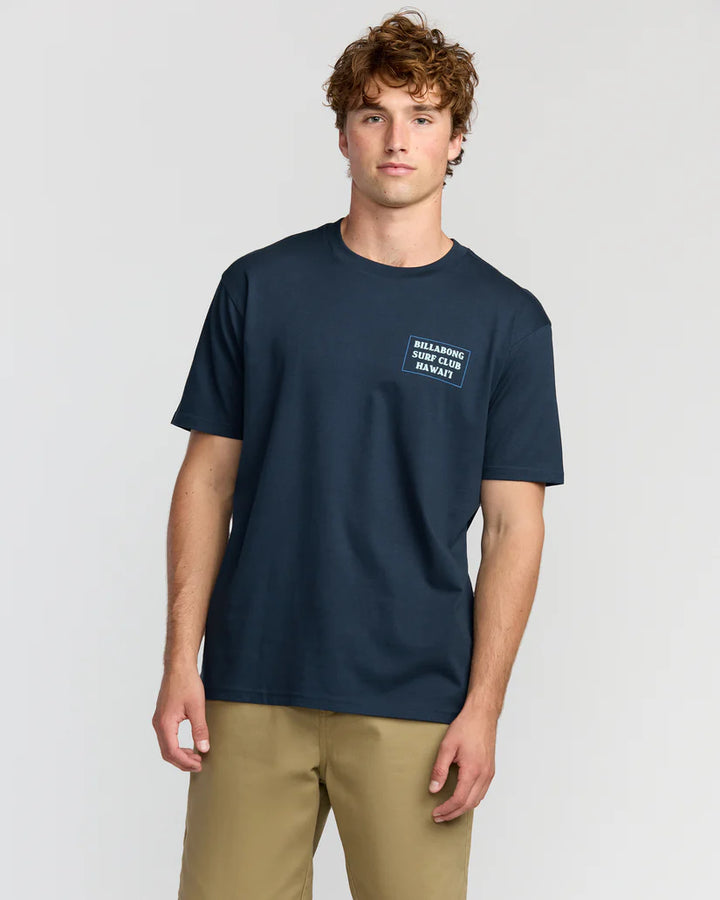 BILLABONG WAVE HI PREMIUM TEE - NAVY BLUE