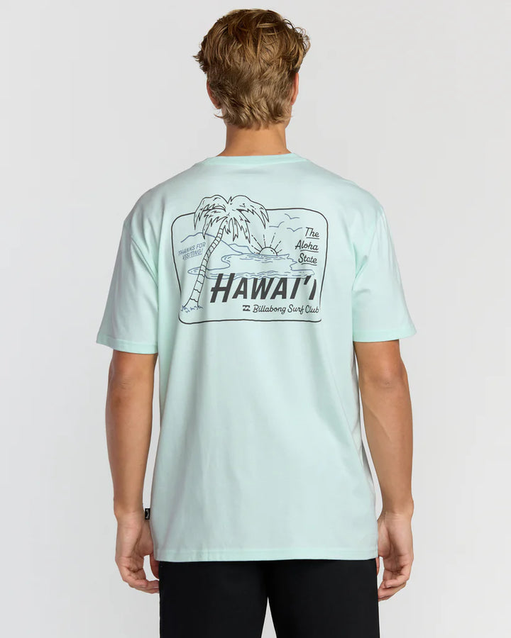 BILLABONG LOUNGE HI PREMIUM TEE - SEA BLUE