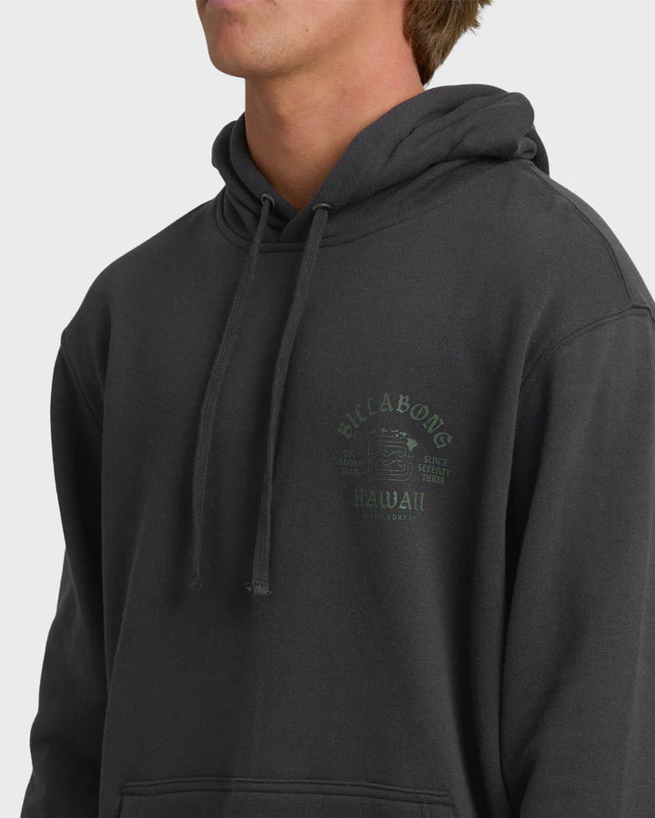 BILLABONG ISLAND CHAIN HI PULLOVER - BLACK