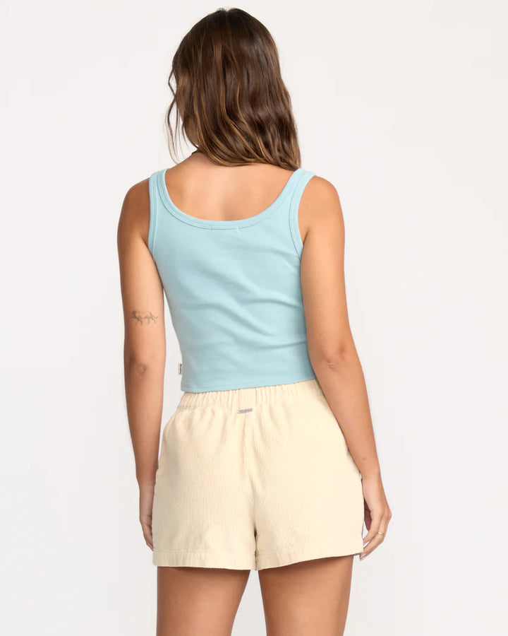 BILLABONG GODDESS KNIT WOMENS TANK TOP - BLUE FOG