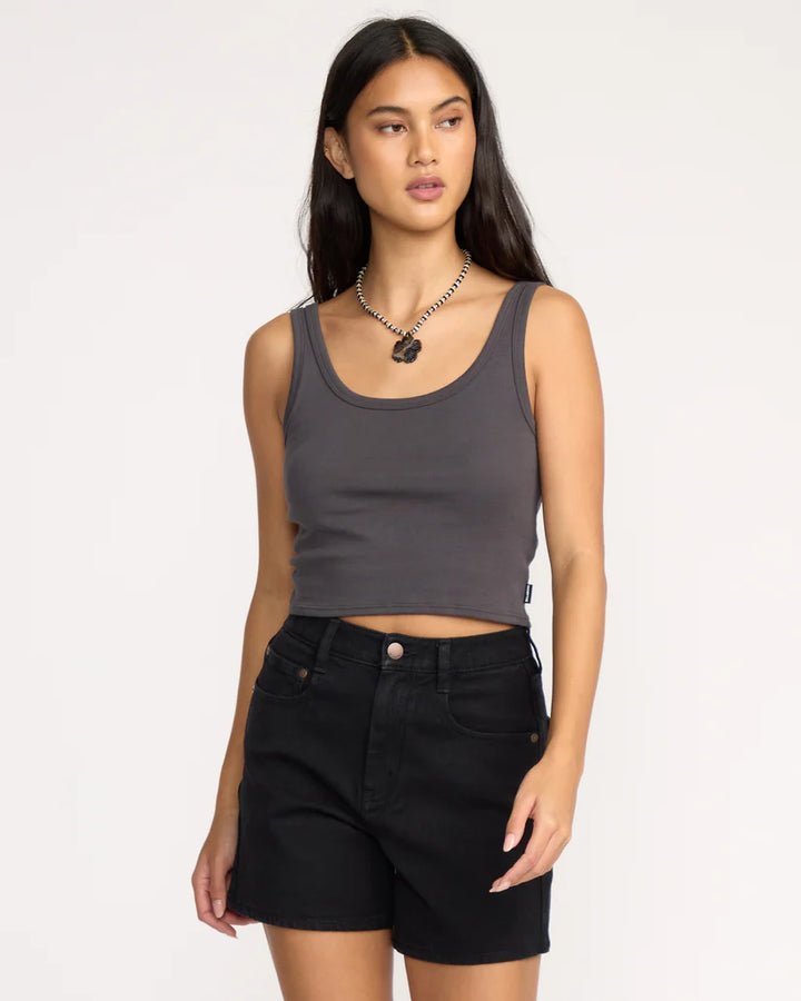 BILLABONG GODDESS KNIT WOMENS TANK TOP - BLACK SANDS