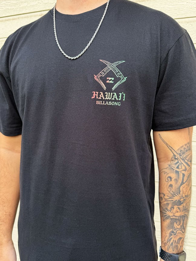 BILLABONG DUEL TEE - BLACK