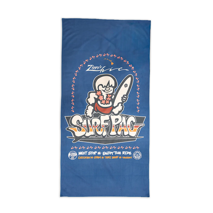 HIC X ZIPPY'S MOKI MAN TOWEL - NAVY
