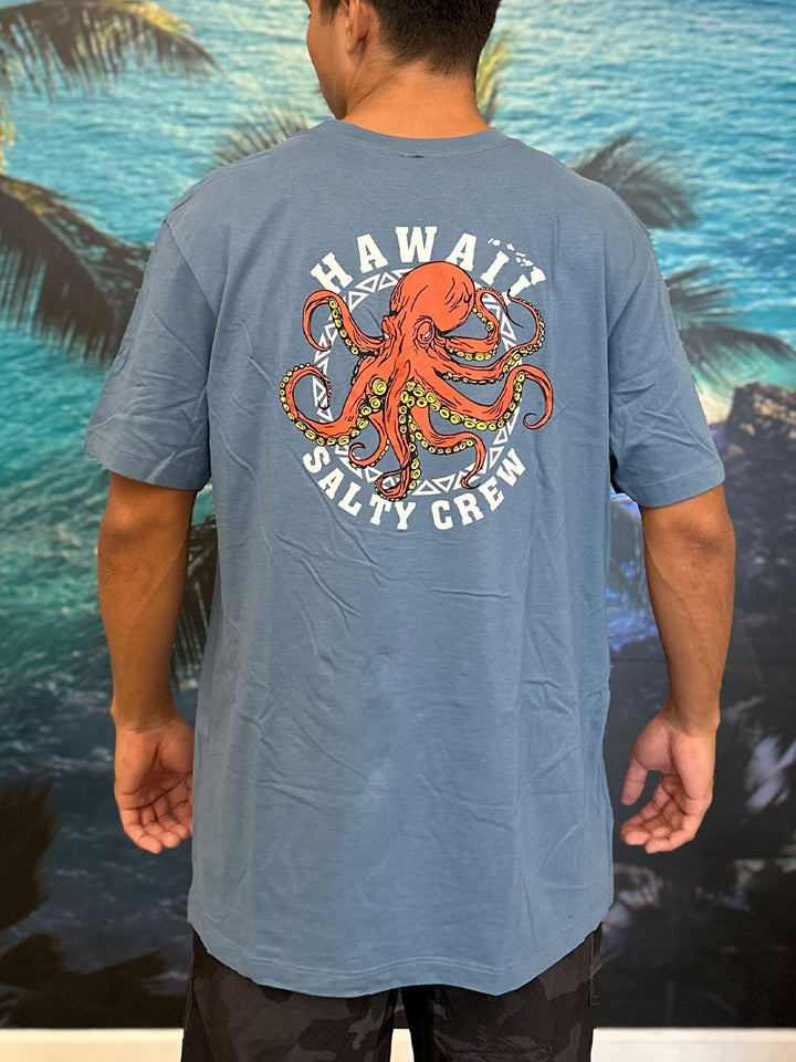SALTY CREW TAKO TRIBE TEE - SLATE