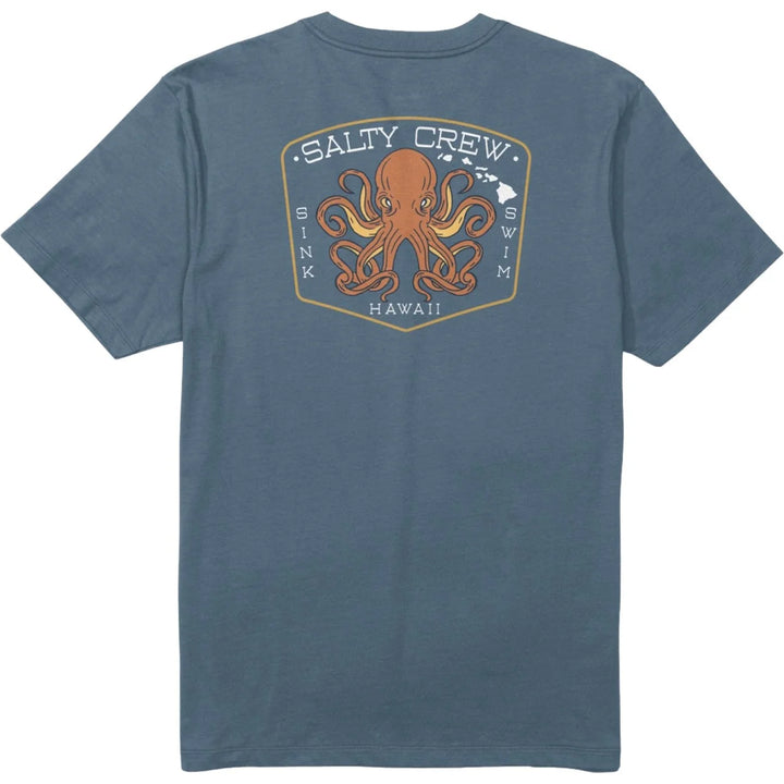 SALTY CREW HI TAKO CLUB TEE - SLATE