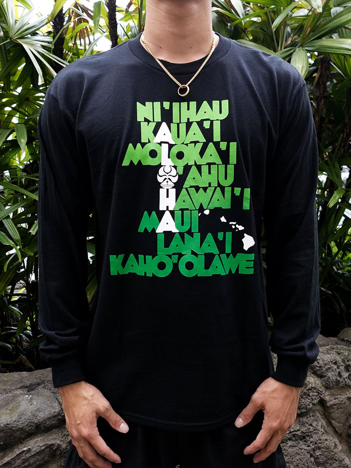 HIC SECRET ALOHA LONG SLEEVE - BLACK