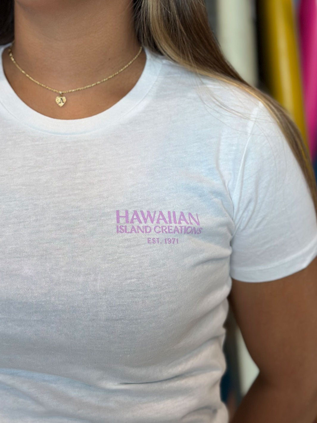 HIC PUA THREADS BF WOMENS TEE - WHITE