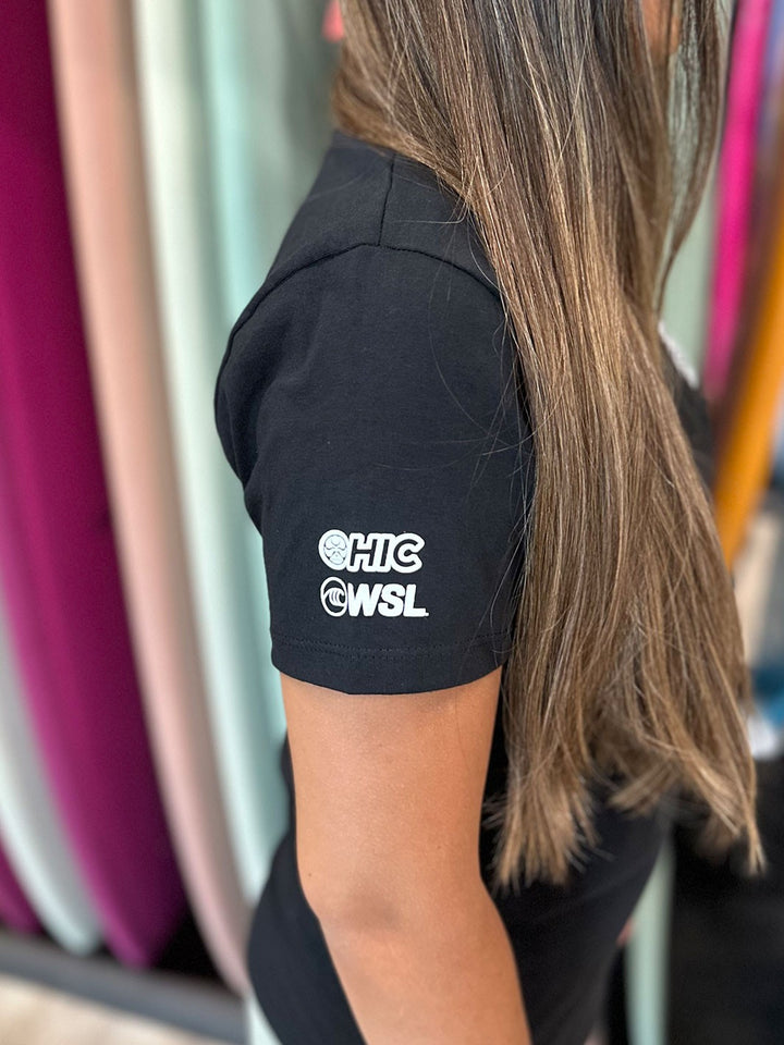 HIC HALEIWA PRO 2025 WOMENS TEE - BLACK