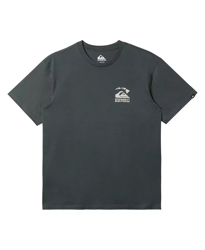 QUIKSILVER HI SWELL LINES TEE - GRAY