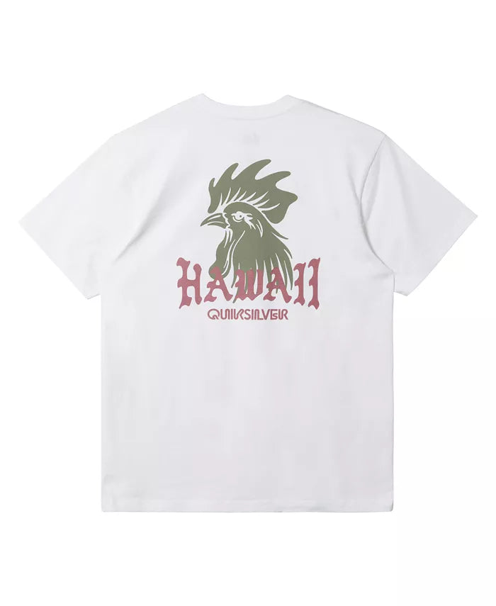 QUIKSILVER HI DOODLE DOO TEE - WHITE