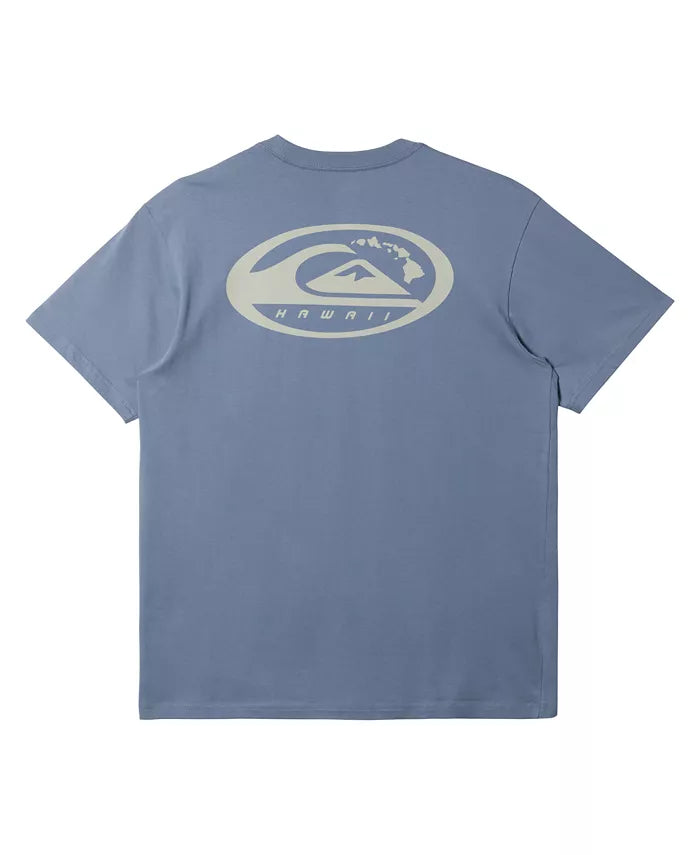 QUIKSILVER HI SATURN ISLAND TEE - BLUE