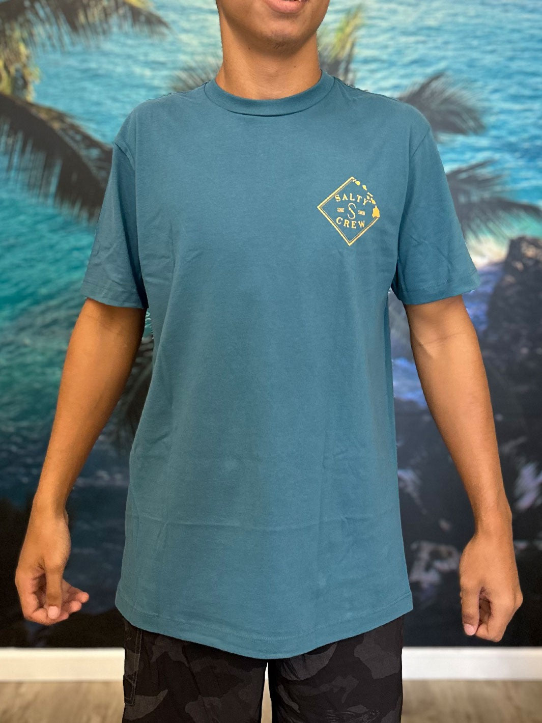 SALTY CREW TIPPET HAWAII TEE - HYDRO BLUE