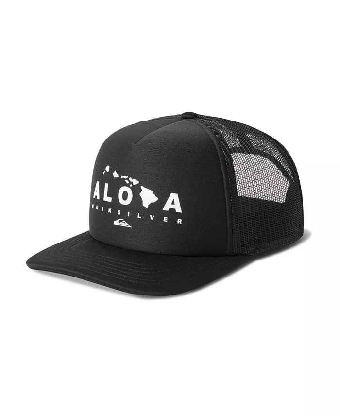 QUIKSILVER HI PONO TRUCKER HAT - BLACK