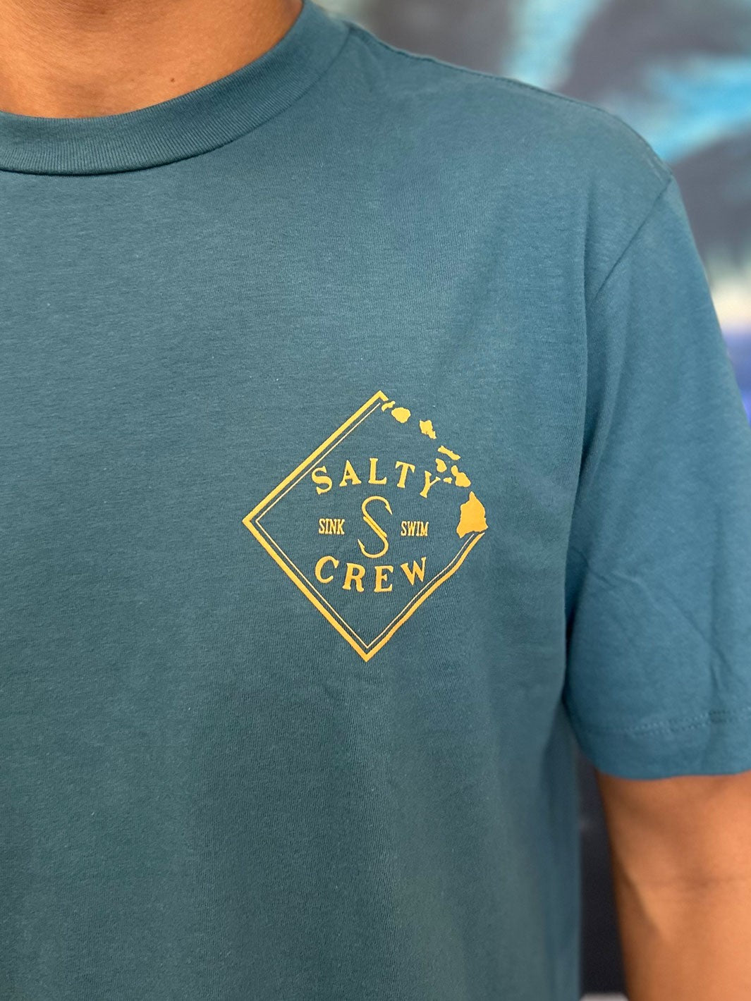 SALTY CREW TIPPET HAWAII TEE - HYDRO BLUE