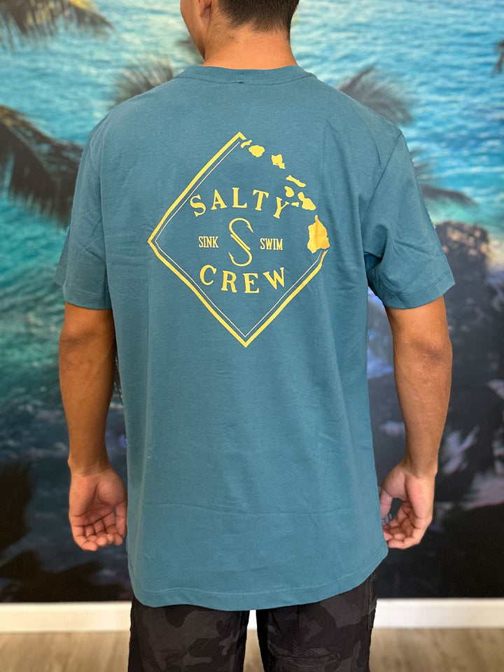 SALTY CREW TIPPET HAWAII TEE - HYDRO BLUE
