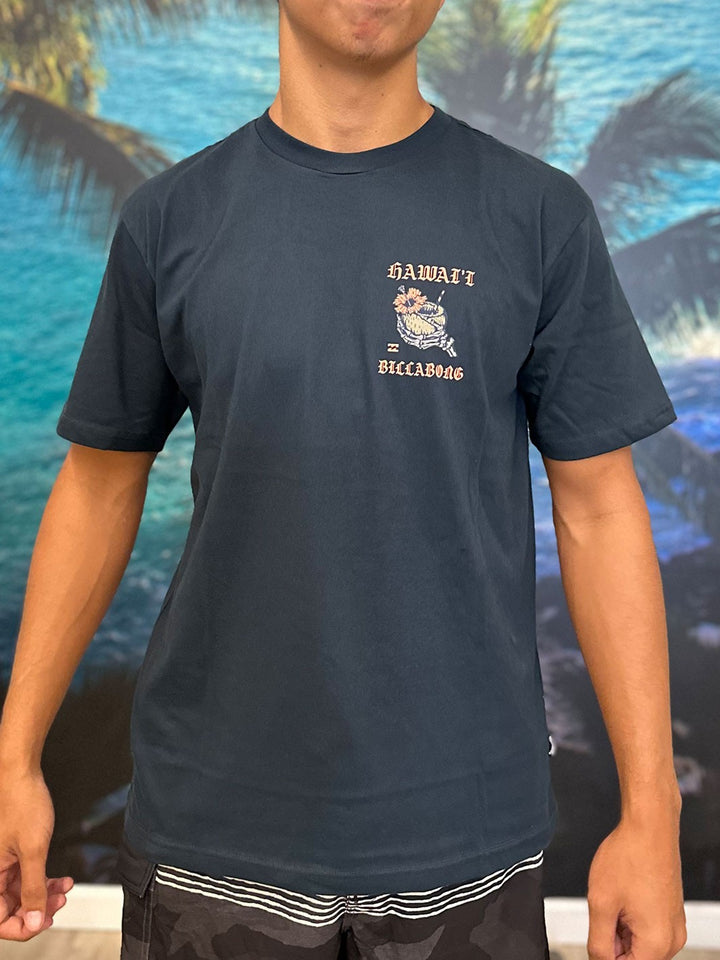BILLABONG MAI TAI HI TEE - NAVY BLUE
