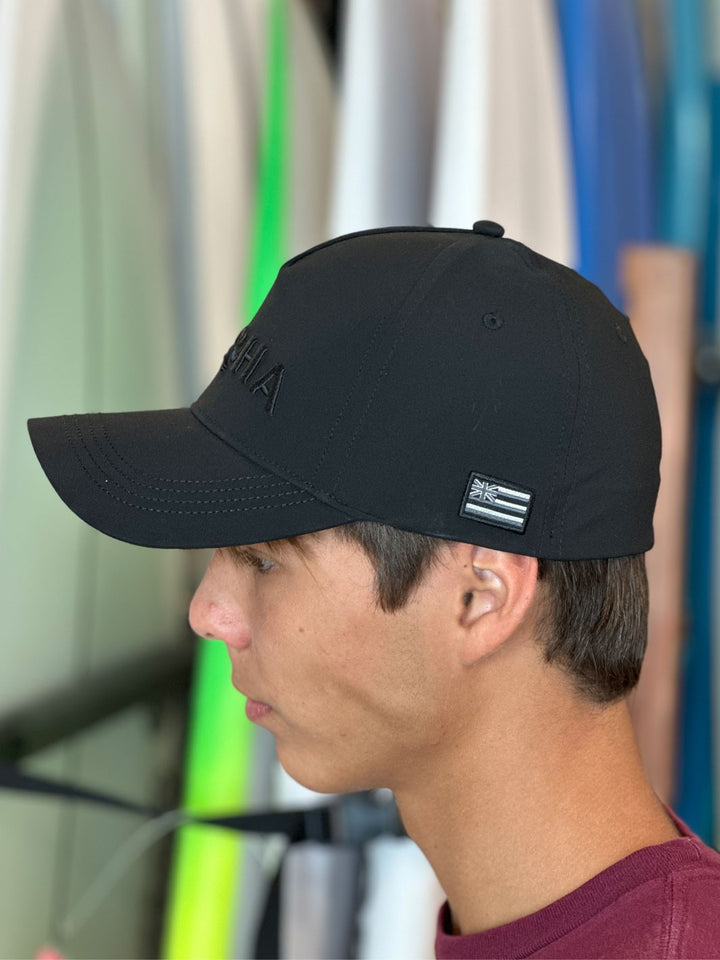 HIC ALOHA FLEX FIT HAT - BLACK