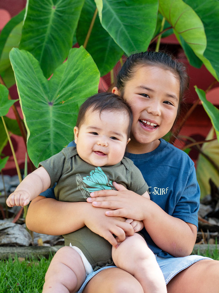 HIC TUBEROSE INFANT ONESIE - MILITARY GREEN