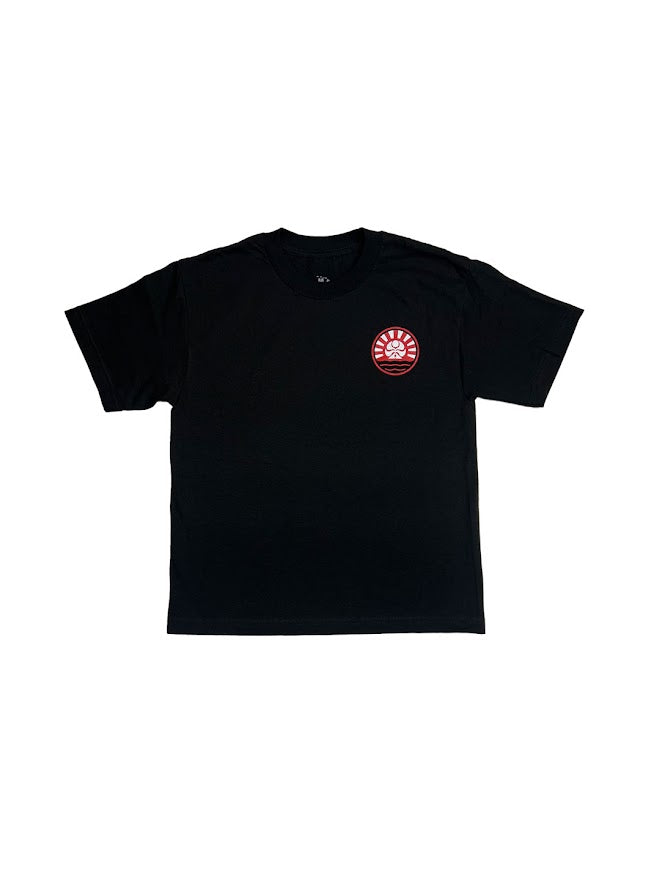 HIC RISING SUN EMBLEM YOUTH TEE - BLACK