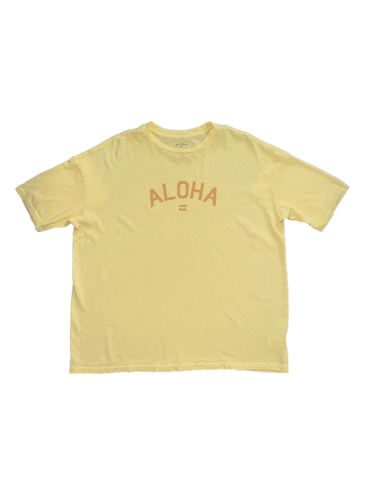 BILLABONG EASY STREET WOMENS TEE - YELLOW